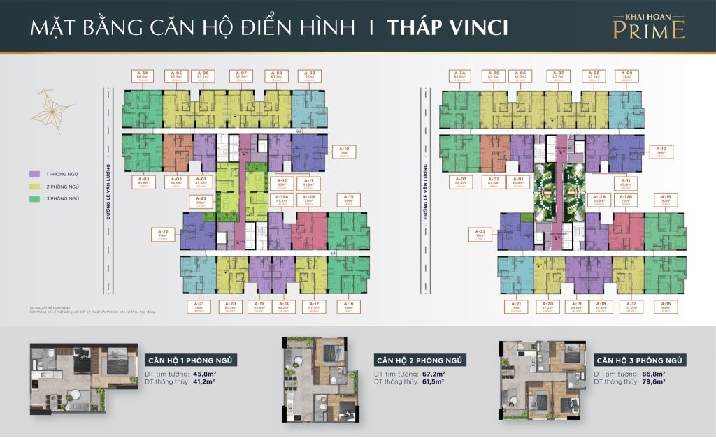 Mặt bằng Dự án Khải Hoàn Prime