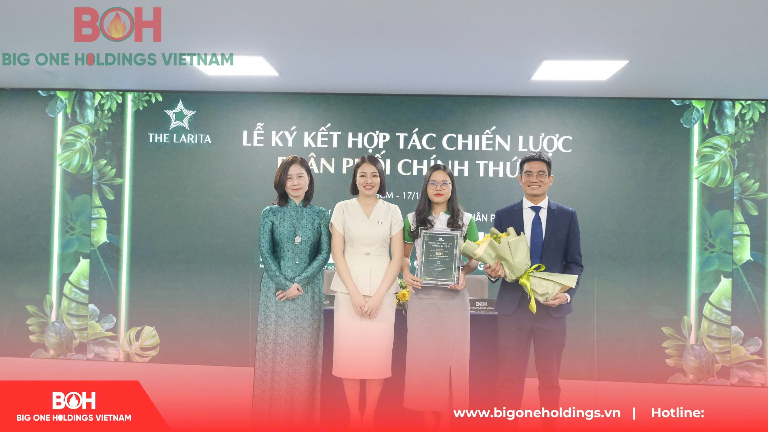 Big One Holdings Vietnam chính thức ký kết hợp tác chiến lược dự án The Larita