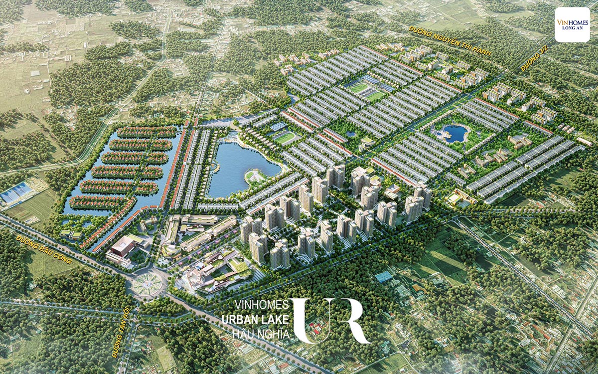 Siêu dự án Vinhomes Urban Lake Hậu Nghĩa Long An – 197HA chính thức rumour triển khai đợt đầu tiên