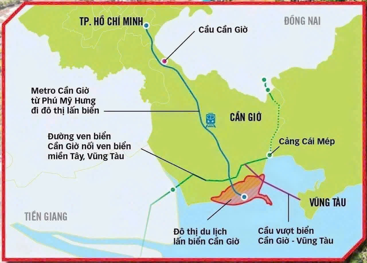 Vị trí vinhome cần giờ