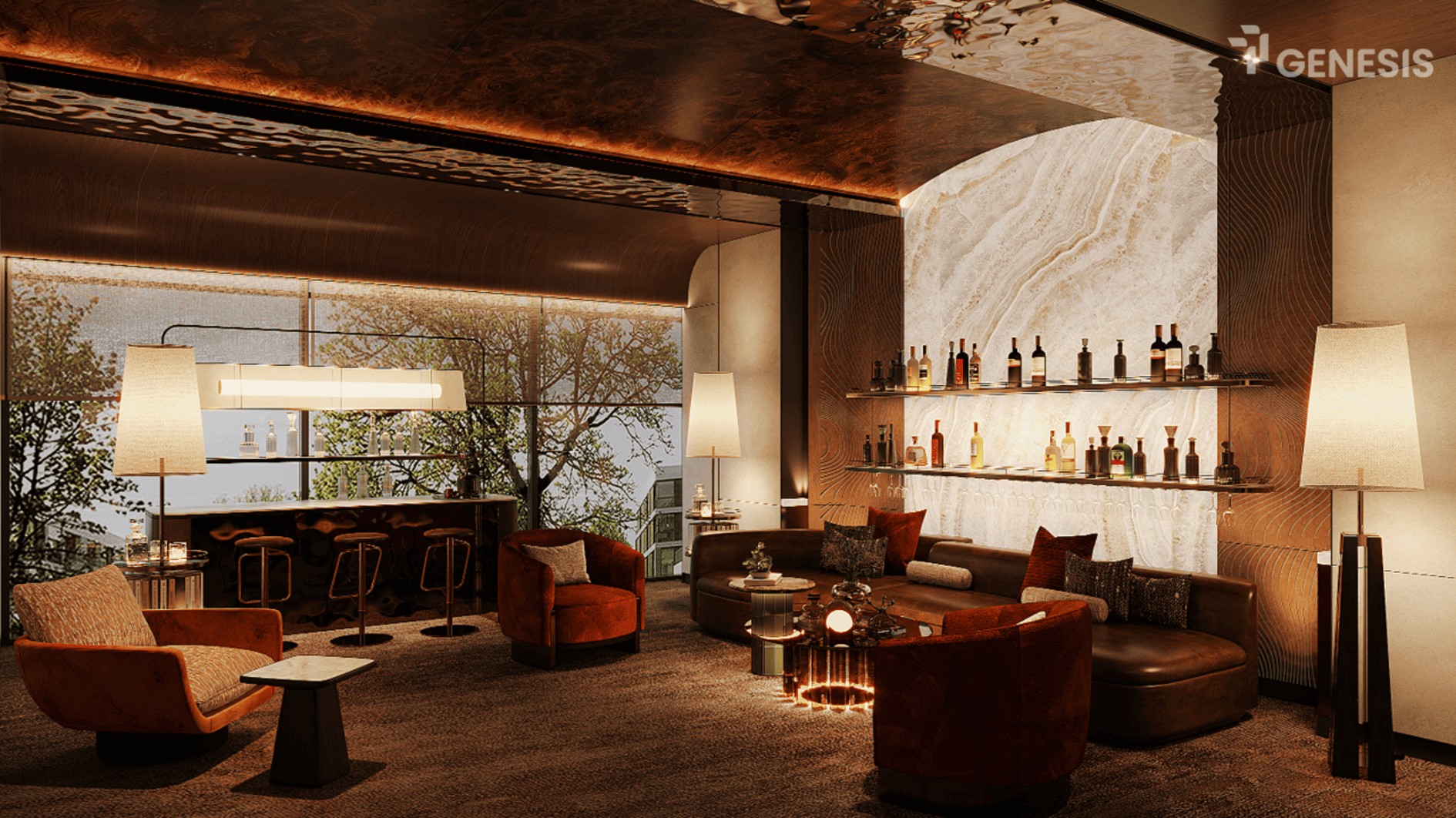 Cigar Lounge dành riêng cho cư dân TT Genesis
