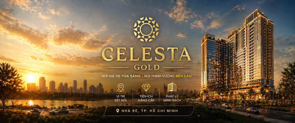 Phối cảnh dự án căn hộ Celesta Gold đường Nguyễn Hữu Thọ, Nhà Bè